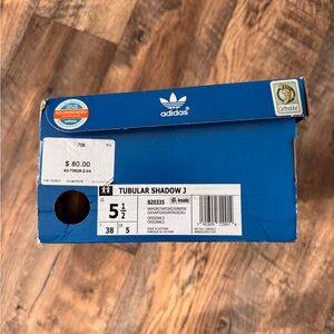 Adidas Tubular Shadow J in Blue